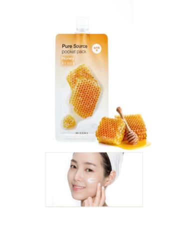 NOVAFACE STD Nourishing and Moisturizing Honey Essence Sleeping Mask Pure Source Pocket Pack (HONEY) Classic
