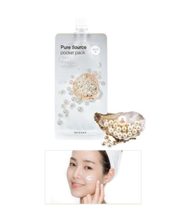 NOVAFACE STD Brightening Pearl Sleeping Mask 10ml Pure Source Pocket Pack Pearl Classic
