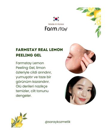 Farmstay Lemon Extract Peeling Gel - Buy Online on GoSupps.com