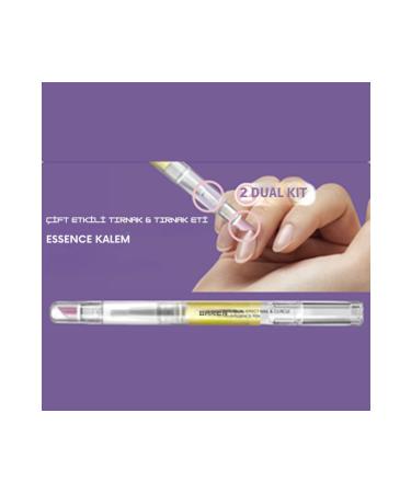 baren BAREN Ceramic Pusher Dual Action 2 in 1 Nail and Cuticle Oil Pen 2ml - Buy Online on GoSupps.com