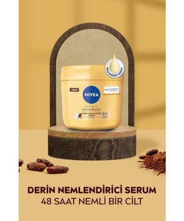 NIVEA Cocoa Butter Hand and Body Care Cream 400ml 48 Hour Moisturizing Serum Vitamin E Cocoa Butter - Buy Online on GoSupps.com