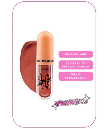 Callista One For All Eyes & Lips & Cheeks Shimmering Liquid Eyeshadow - 08 Born Again - Buy Online on GoSupps.com