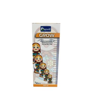 Dayvit Grow L Arginine Multivitamin Liquid 150ml