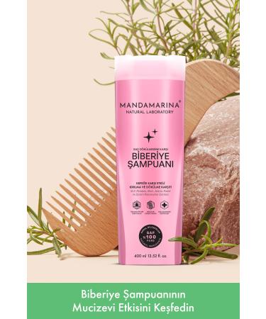 Mandamarina Rosemary Shampoo Anti-Hair Loss and Helps Fast Growth Large Size 400 ml - Buy Online on GoSupps.com