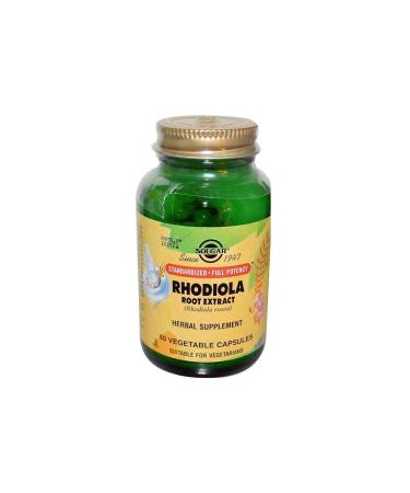 Solgar Rhodiola Root Extract 60 Capsules - Buy Online on GoSupps.com