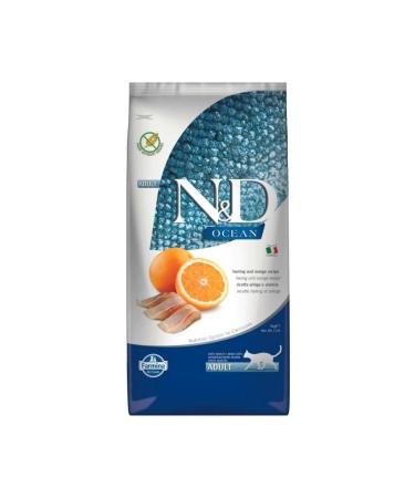 N & D Ocean Grain Free Herring & Orange Adult Cat Food 5 Kg
