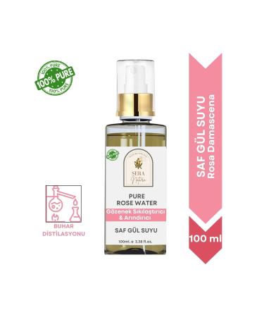 Sera Natura Pure Rose Water Purifying & Pore Tightening Skin Care Tonic 100 Ml. 0 Pure