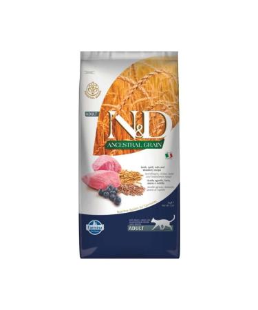 N & D Ancestral Grain Lamb & Blueberry Adult Cat Food 5 Kg