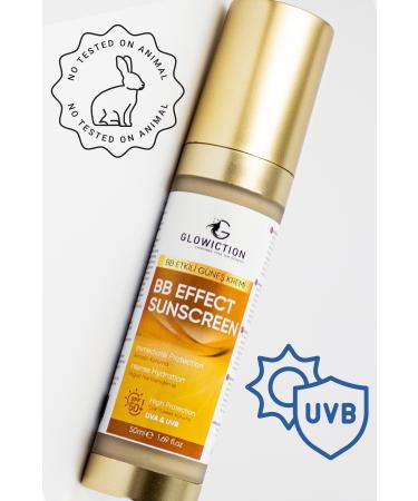 GLOWICTION Skin Care Cream that can be used as sunscreen moisturizer make-up base - with natural extracts - Buy Online on GoSupps.com