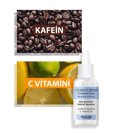 PROCSIN Under Eye Wrinkles and Dark Circles Serum 20 ml - Buy Online on GoSupps.com