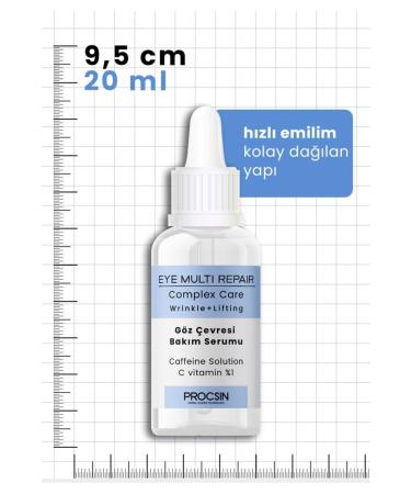 PROCSIN Under Eye Wrinkles and Dark Circles Serum 20 ml - Buy Online on GoSupps.com
