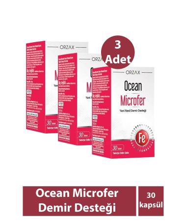 Ocean Microfer 30 Tablets 3 Pieces
