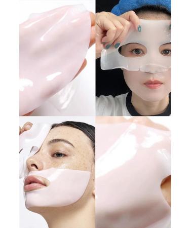 Pastelya Transparent Mask 5 Pieces Natural Collagen Skin Mask Instant Brightness and Moisturizing 5-Pack