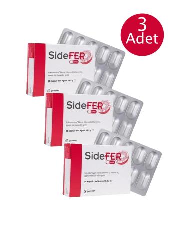 Sidefer 30 Capsules 3 Pieces