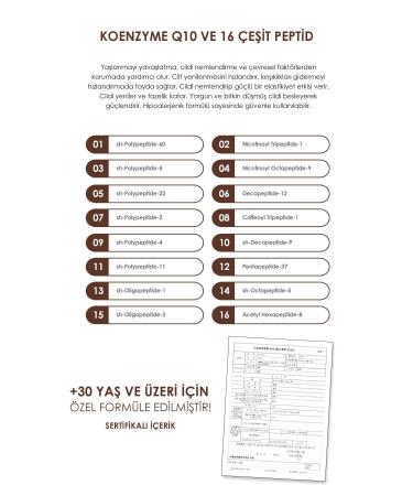 PEKAH Coenzyme Q10 Peptide Anti-Aging Nourishing Face Care Cream 50 ml - Buy Online on GoSupps.com