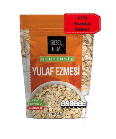 Guzel Ada Gida Gluten Free Oatmeal 12 X 300 gr