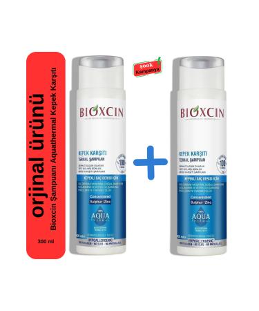 Bioxcin 2-Piece Aqua Thermal Anti-Dandruff Shampoo 300ml All Hair Types