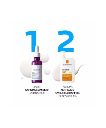 La Roche Posay Niacinamide B10 Serum 30 ml UVmune 50 Spf (GIFT) - Buy Online on GoSupps.com