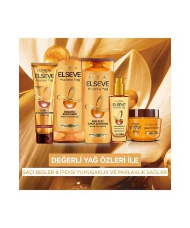 Elseve Miraculous Oil Nourishing Care Shampoo 390ml 2-pack & Hair Beautifying Cream - Buy Online on GoSupps.com