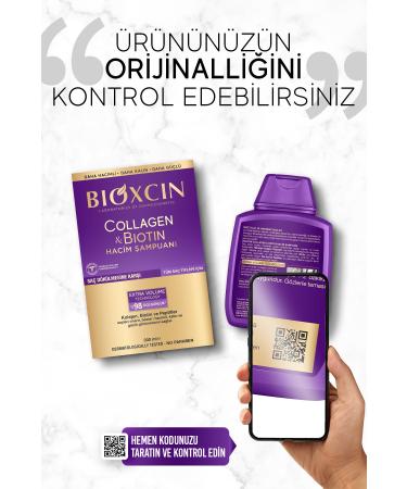 Bioxcin Collagen & Biotin Extra Volume Shampoo 300 ml - Collagen Biotin Fine and Sparse Hair - Buy Online on GoSupps.com