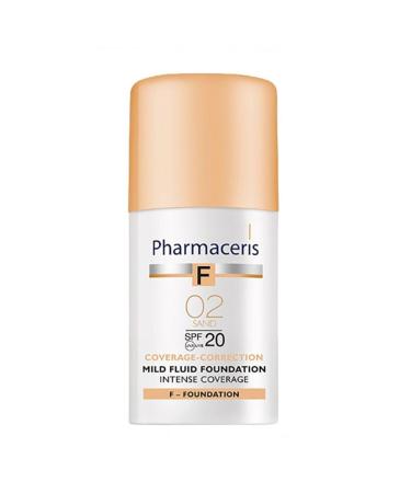 Pharmaceris Intense Coverage Mild Fuid Foundation Spf20 02