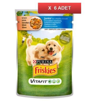 Friskies Purina Chicken Meat Puppy Canned Food 100 Gr (6 Pieces)