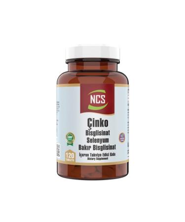 Ncs Zinc Zinc Bisglycinate 120 Tablets Selenium Copper Bisglycinate - Buy Online on GoSupps.com
