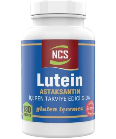 Ncs Lutein 15 mg Astaxanthin 12 mg 180 Tablets Zinc Supported