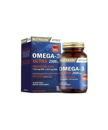 Nutraxin Omega-3 Ultra 2500 Mg 30 Softgels
