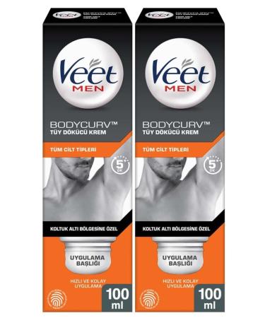 Veet Men Underarm Special Hair Removal Cream 100 Ml X 2 Pieces