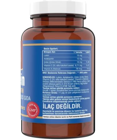 Ncs Lutein 15 Mg Astaxanthin 12 Mg 120 Tablets Zinc Vitamin A - Buy Online on GoSupps.com