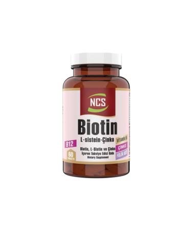 Ncs 90 Tablets Hydrolyzed Collagen Type 1 2 3 Biotin Zinc L Cysteine 60 Tablets - Buy Online on GoSupps.com