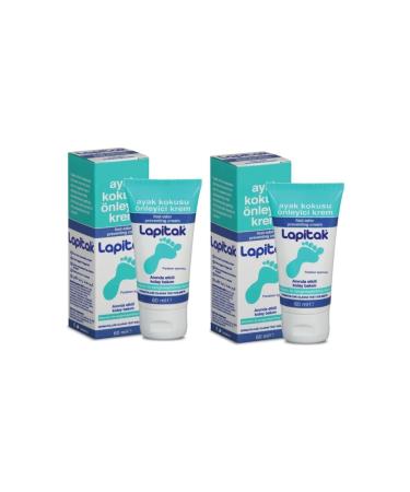 Lapitak Foot Odor Prevention Cream 2 Pieces 60 ml