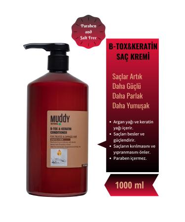 Muddy Repair B-tox&keratin Repair Conditioner 1000 ml x 3 - Buy Online on GoSupps.com