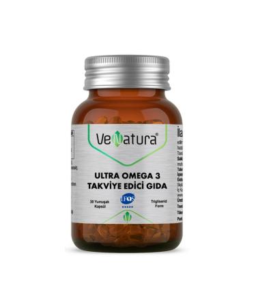 Venatura Ultra Omega 3 Food Supplement 30 Capsules