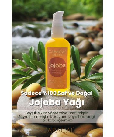 caracal 100ml Pure Cold Pressed Jojoba Oil Simmondsia Chinensis Natural And Additive-Free - Buy Online on GoSupps.com