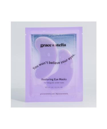 grace & stella Retinol Eye Mask for Under Eye Dark Circles 3 Pieces - Buy Online on GoSupps.com