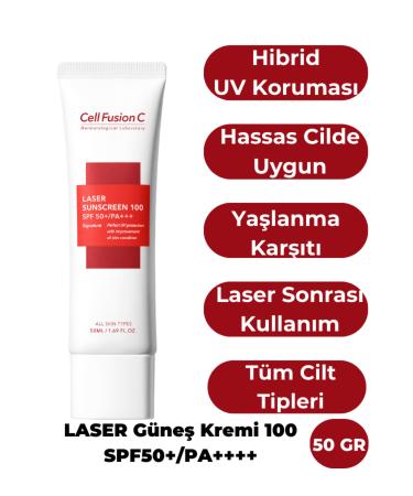 Cell Fusion C Derma Relief 100 Spf 50 /pa Sunscreen and Laser Sunscreen for Children and Adults - Buy Online on GoSupps.com