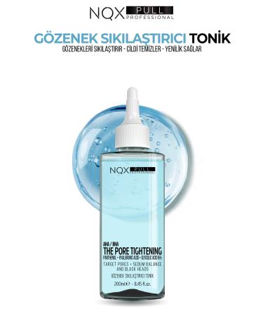 NQX PULL Revitalizing and Pore Tightening Glycolic Acid Toner for All Skin Types Glycolic Acid5%aha Bha