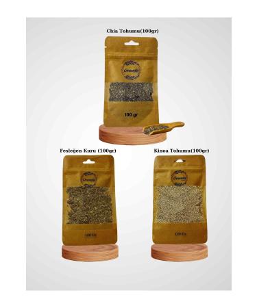 Orenda Chia Seed (100gr) - Quinoa Seed (100gr) - Dried Basil (100gr) Opportunity Package