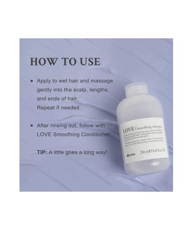 Davines Alcohol-Free Anti-Frizz Shine Shampoo:LOVE/smoothing 8.45 fl.oz. BEAUTYSECRETSQ26