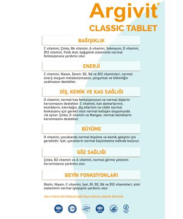 Argivit Classic 2 Pack - L-arginine Multivitamin Multimineral Tablets 30 Pieces - Buy Online on GoSupps.com