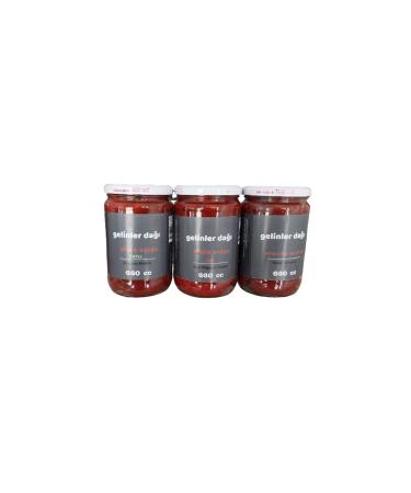 Gelinler Da Hatay Local Tomato Paste Set of 3 Advantageous 660cc x 3 Jars