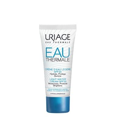 Uriage Light Water Based Moisturizing Cream 40 ml Spf20 3661434005039 - Buy Online on GoSupps.com