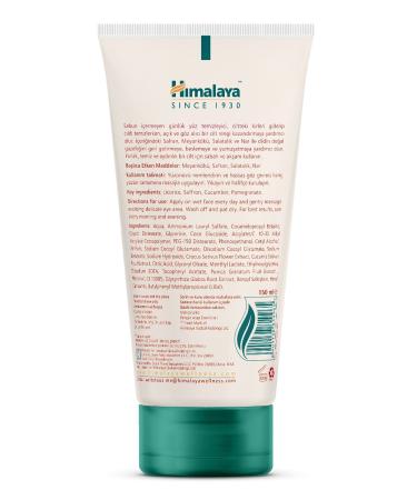 Himalaya Since 1930 Brightening Facial Cleanser Licorice Saffron Cucumber Pomegranate Paraben Free All Skin Types 150 ml - Buy Online on GoSupps.com