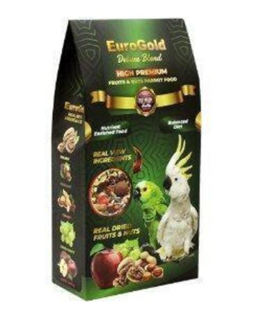 EuroGold Deluxe Blend Fruits Nuts Parrot Food with Fruits and Nuts 650 Gr - Petshopundan