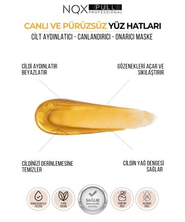 NQX PULL Gold Mask Gold Peelable Gold Mask B5 Vitamin Youth Mask 150 ml - Buy Online on GoSupps.com