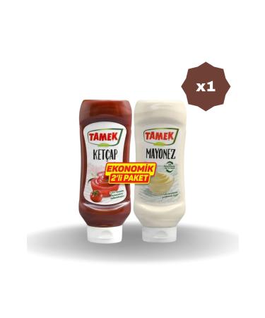 TAMEK KATCHAP 600 GR + MAYONNAISE 540 GR X 1 PIECE