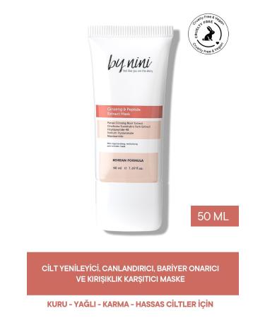 By Nini Regenerating Skin Barrier Repair Ginseng & Peptide Face Mask 50 ML