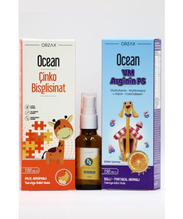 Ocean Immunity and Development Support Set for Children: Ocean VM Arginine PS Estellife D3 & Ocean Zinc - Buy Online on GoSupps.com